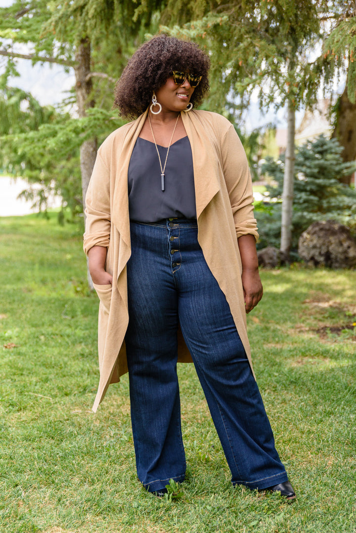 Pants Pockets Wide Leg