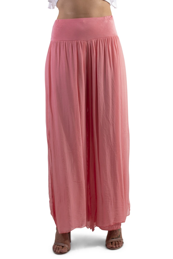 Love is like a Dress_-_Pants Silk Italian_-_Coral