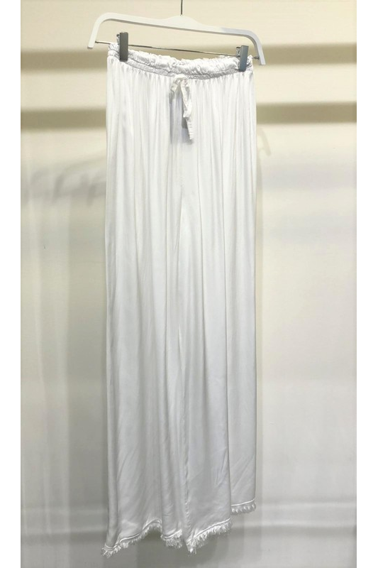 Love is like a Dress_-_Pants Silky Italian_-_White